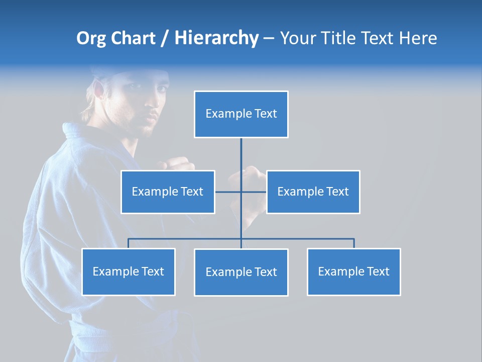 Aggression Martial Arts Background PowerPoint Template