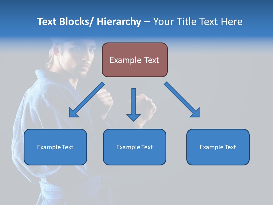 Aggression Martial Arts Background PowerPoint Template