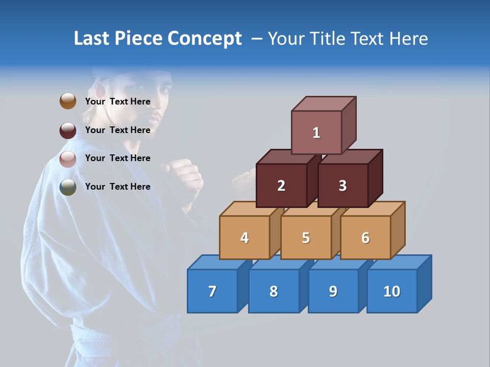 Aggression Martial Arts Background PowerPoint Template