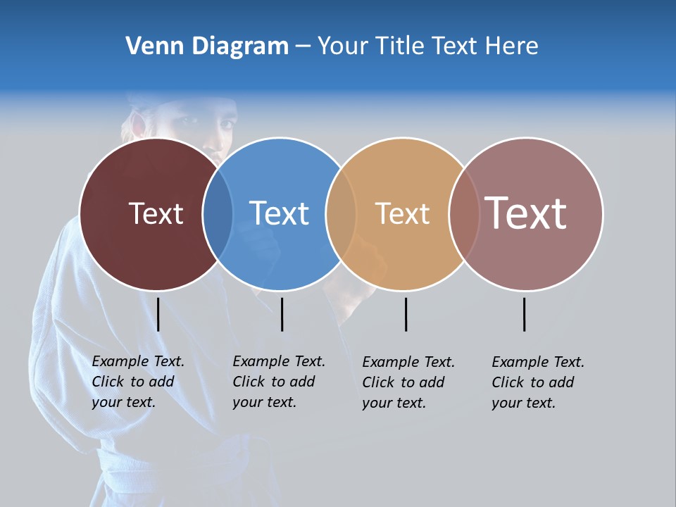 Aggression Martial Arts Background PowerPoint Template