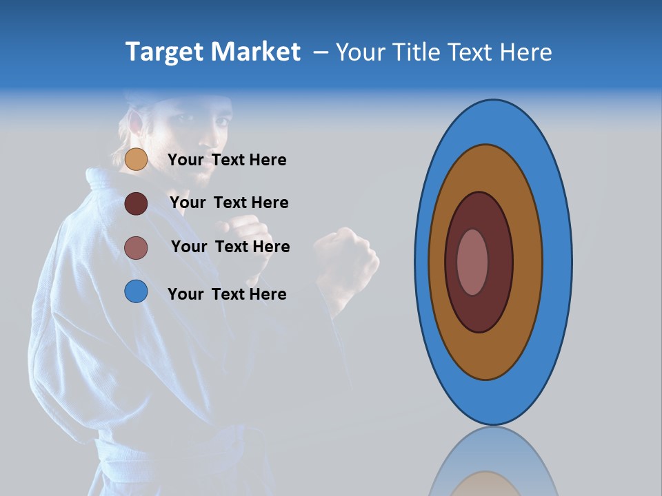 Aggression Martial Arts Background PowerPoint Template