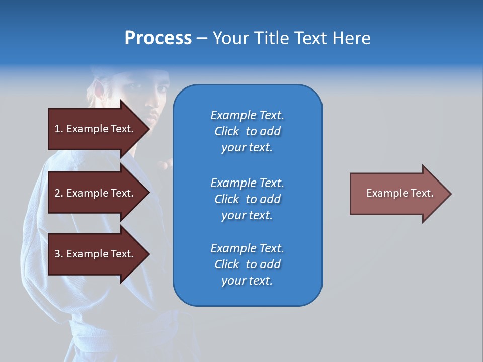 Aggression Martial Arts Background PowerPoint Template