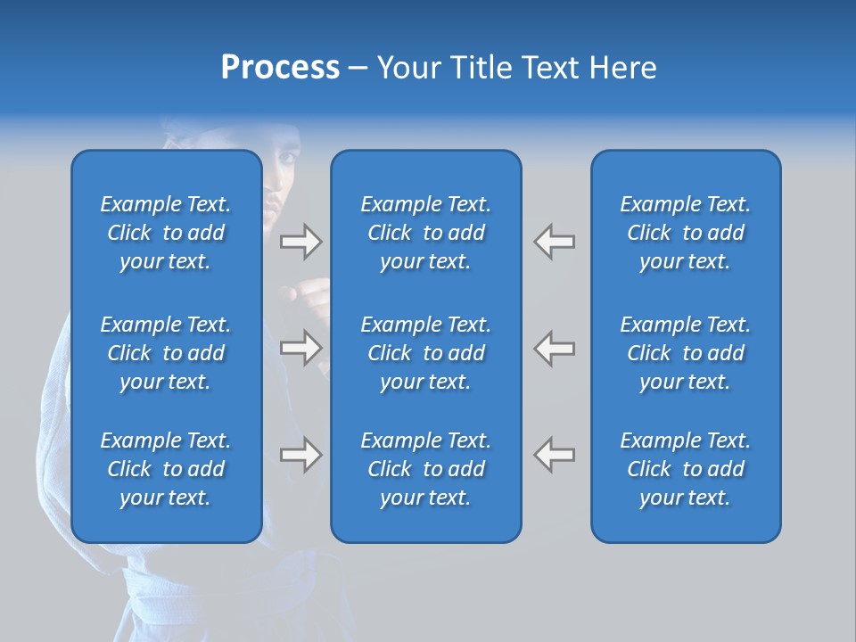 Aggression Martial Arts Background PowerPoint Template