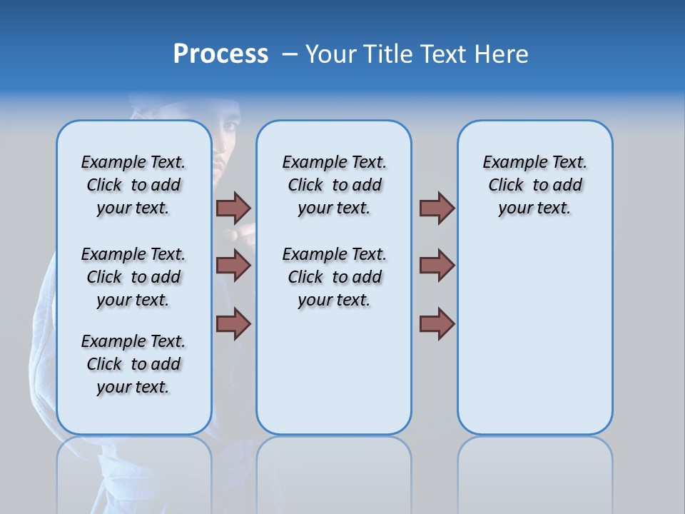 Aggression Martial Arts Background PowerPoint Template