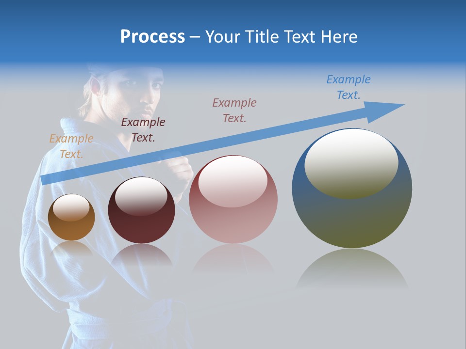 Aggression Martial Arts Background PowerPoint Template