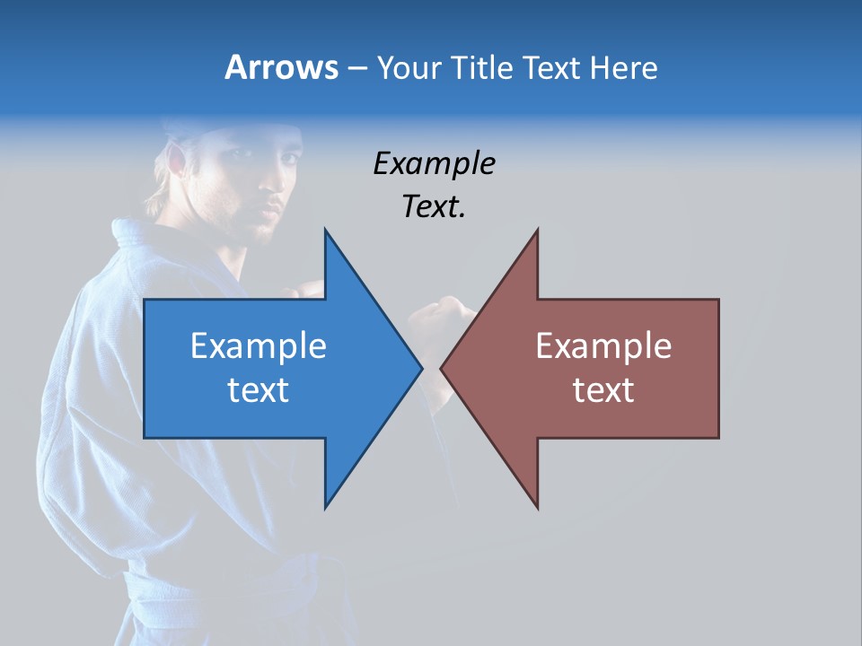 Aggression Martial Arts Background PowerPoint Template