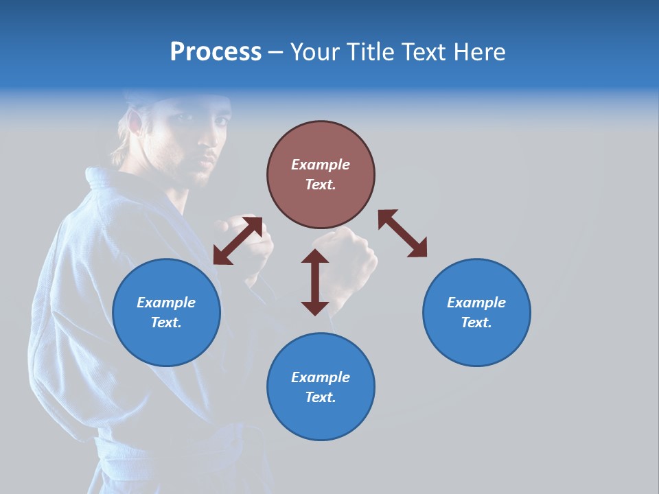Aggression Martial Arts Background PowerPoint Template
