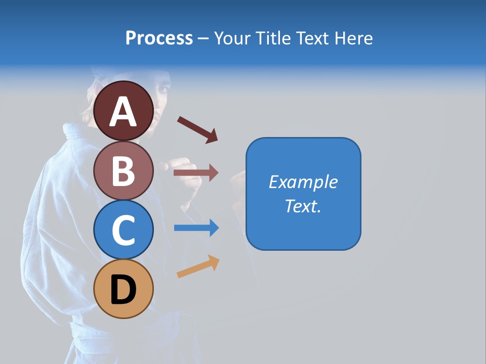 Aggression Martial Arts Background PowerPoint Template