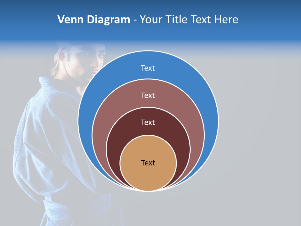 Aggression Martial Arts Background PowerPoint Template