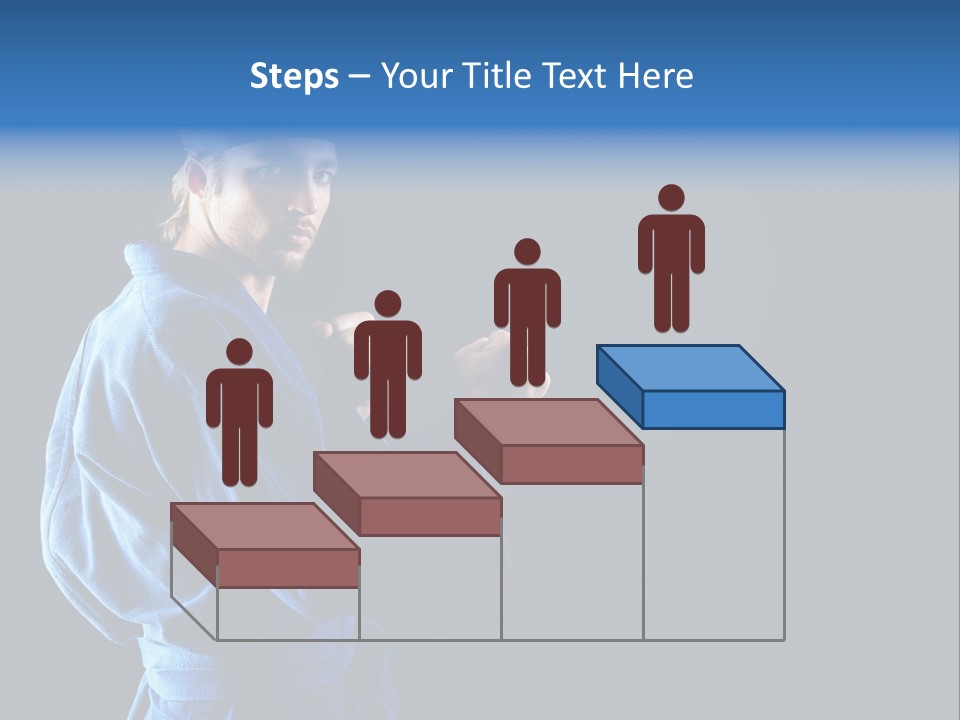 Aggression Martial Arts Background PowerPoint Template