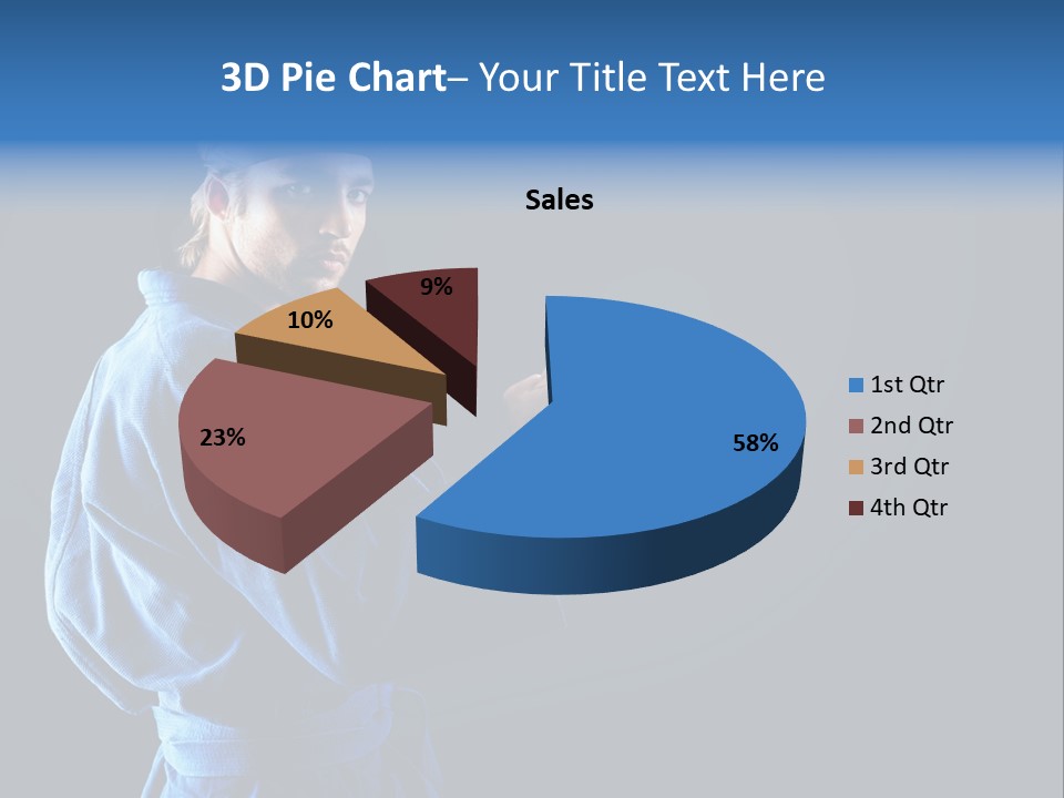 Aggression Martial Arts Background PowerPoint Template