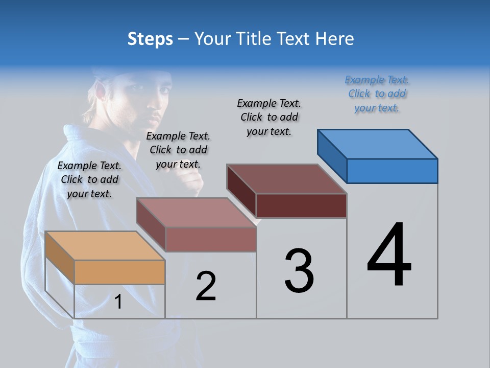 Aggression Martial Arts Background PowerPoint Template