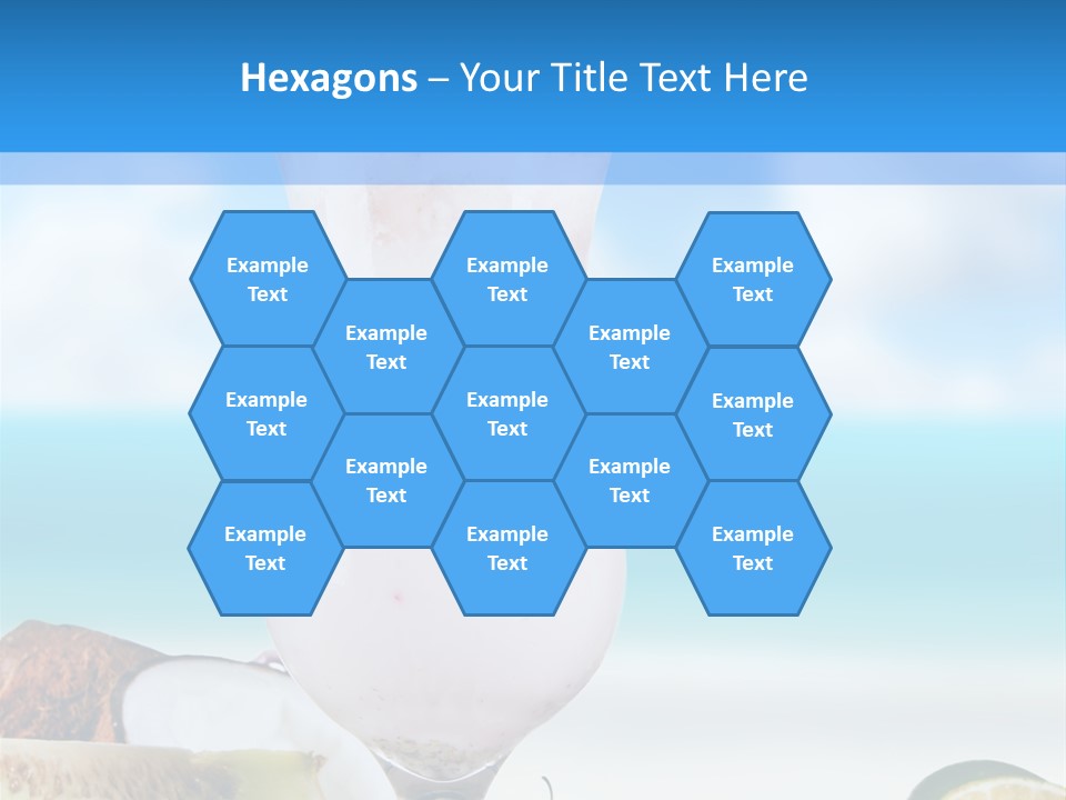 Creamy Deck Tropical PowerPoint Template