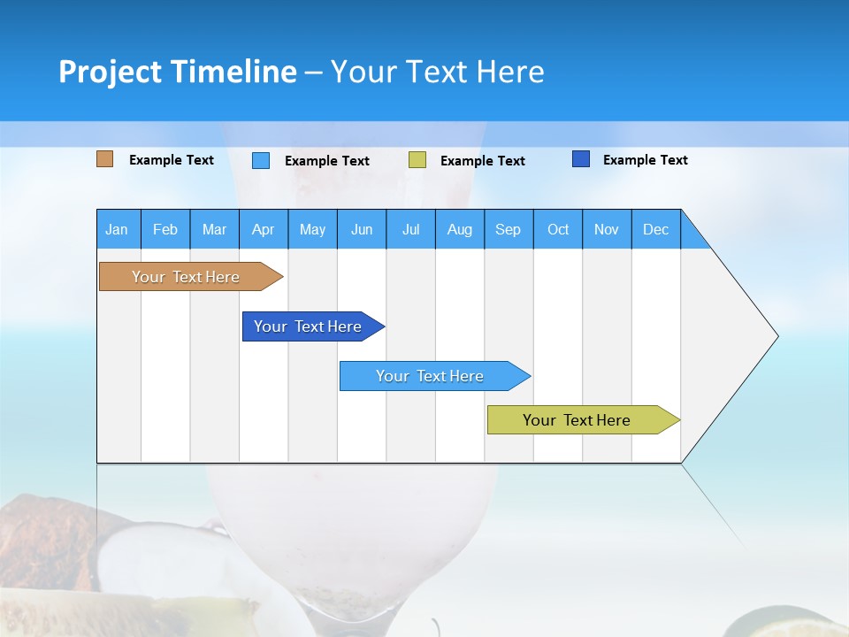 Creamy Deck Tropical PowerPoint Template