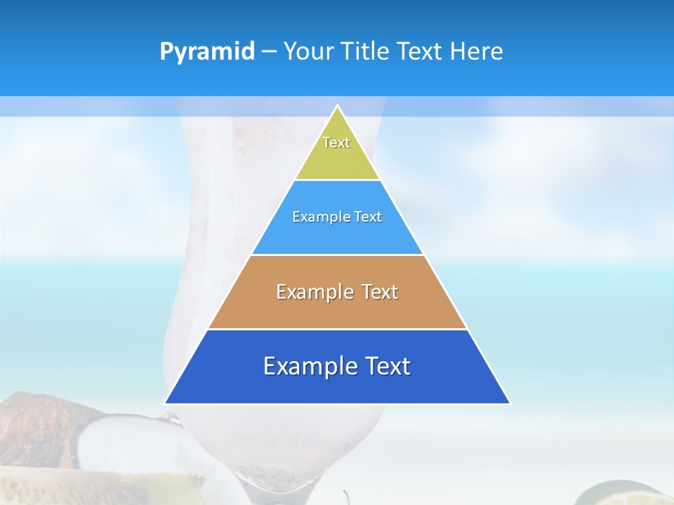 Creamy Deck Tropical PowerPoint Template