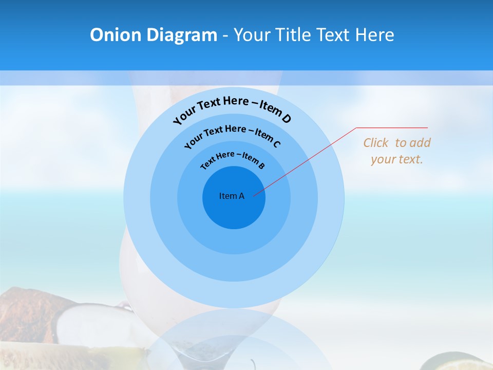 Creamy Deck Tropical PowerPoint Template