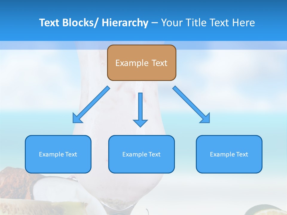 Creamy Deck Tropical PowerPoint Template