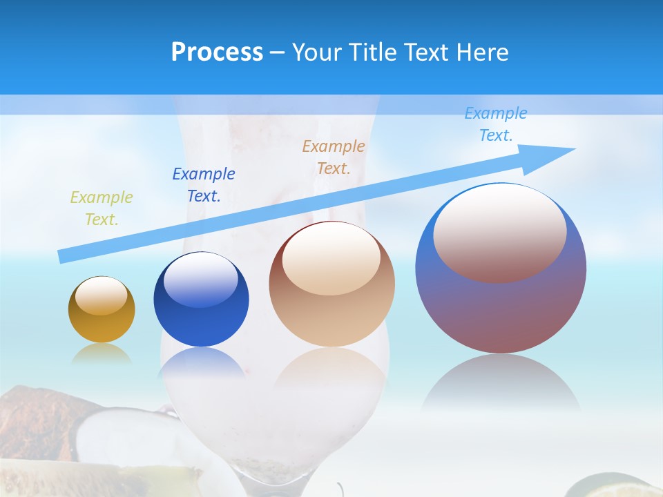 Creamy Deck Tropical PowerPoint Template
