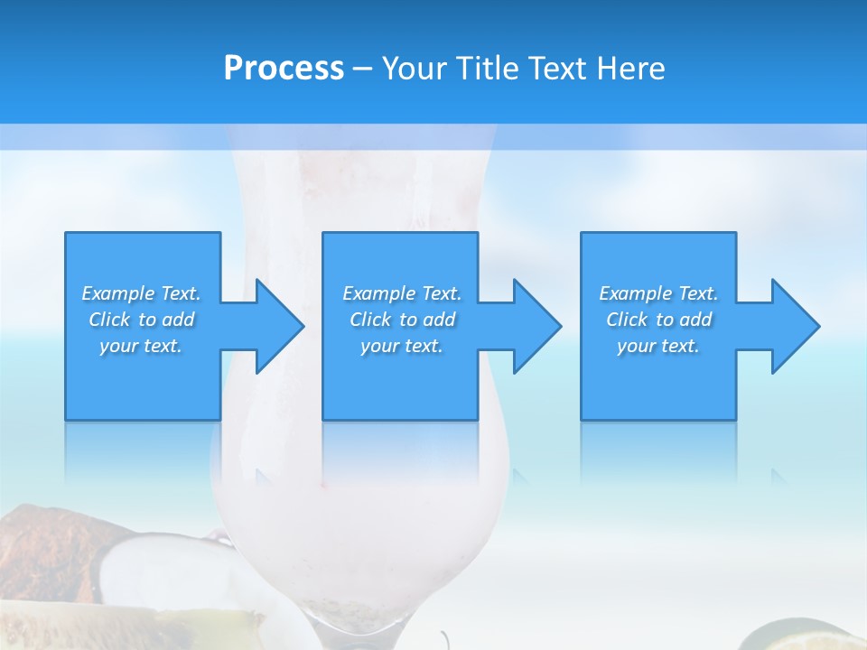 Creamy Deck Tropical PowerPoint Template