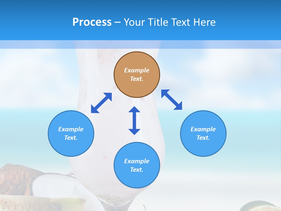 Creamy Deck Tropical PowerPoint Template