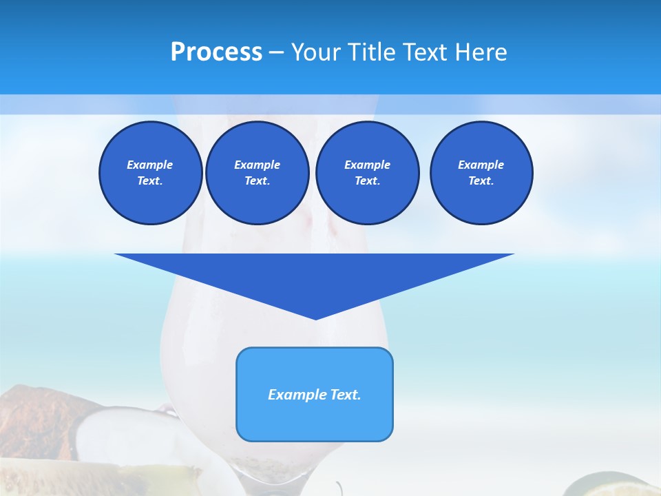 Creamy Deck Tropical PowerPoint Template
