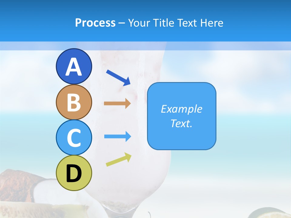 Creamy Deck Tropical PowerPoint Template