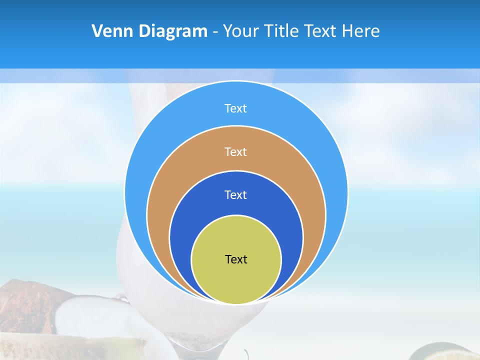 Creamy Deck Tropical PowerPoint Template