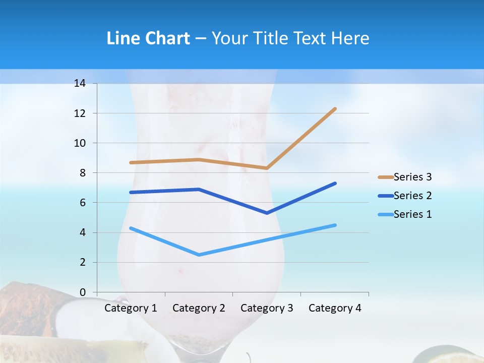 Creamy Deck Tropical PowerPoint Template
