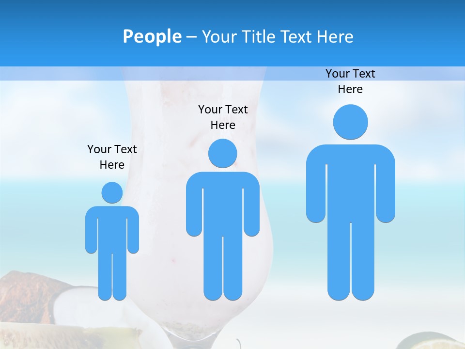 Creamy Deck Tropical PowerPoint Template