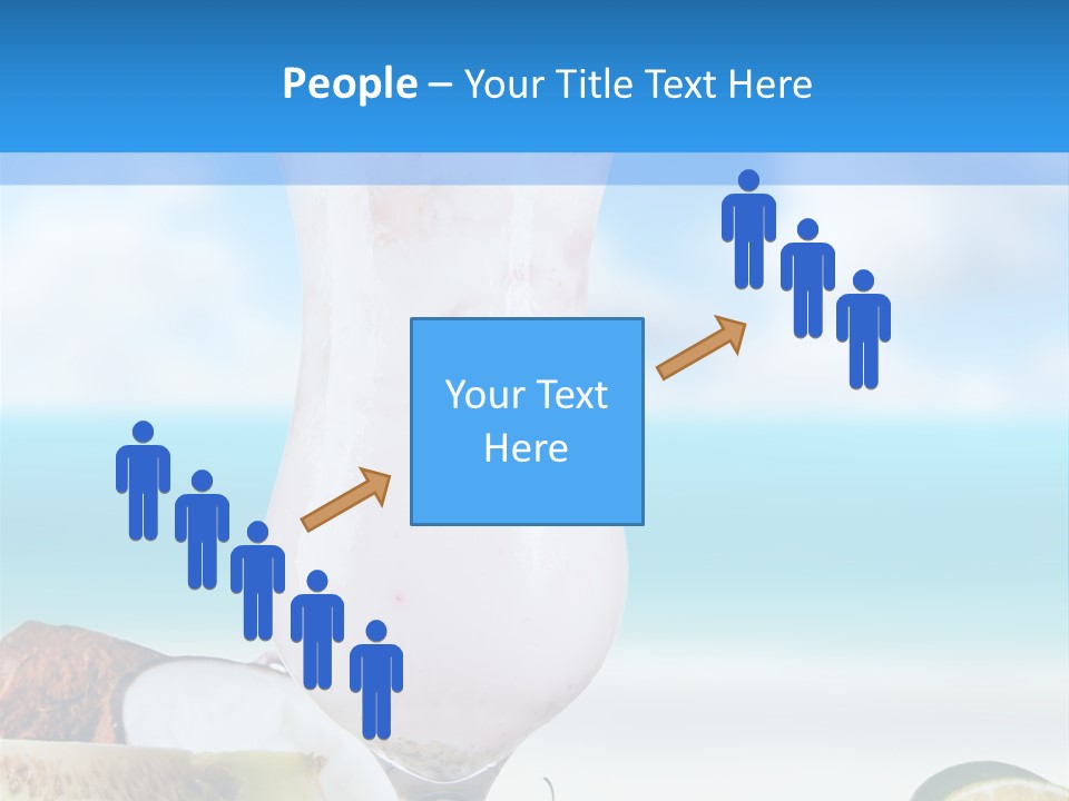 Creamy Deck Tropical PowerPoint Template