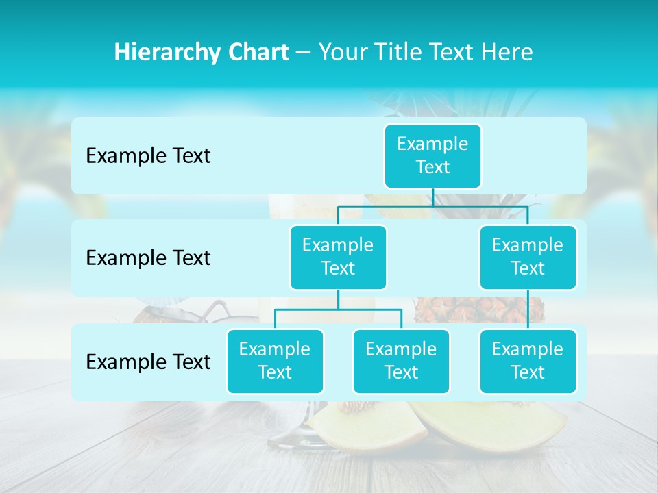 Sunny Blur Pineapple PowerPoint Template
