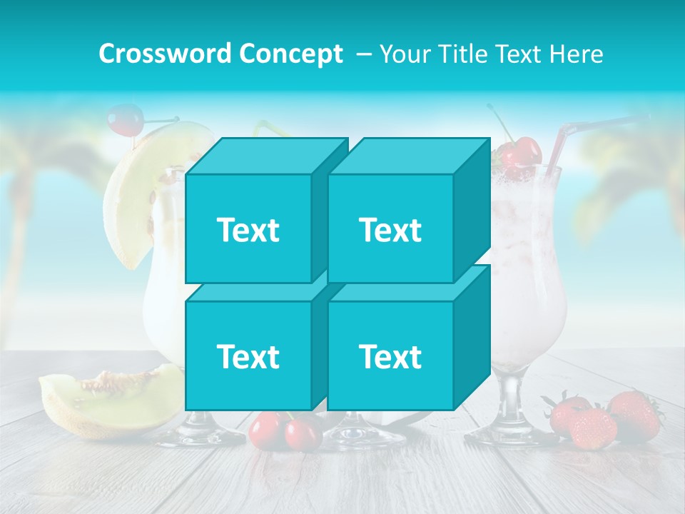 Exotic Beach Copy PowerPoint Template