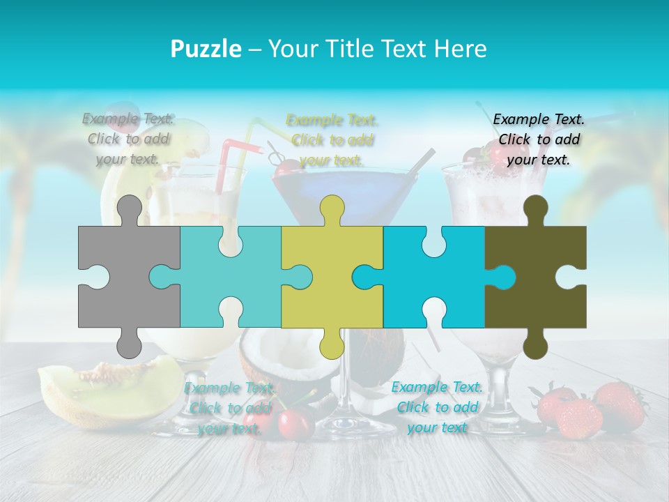 Exotic Beach Copy PowerPoint Template