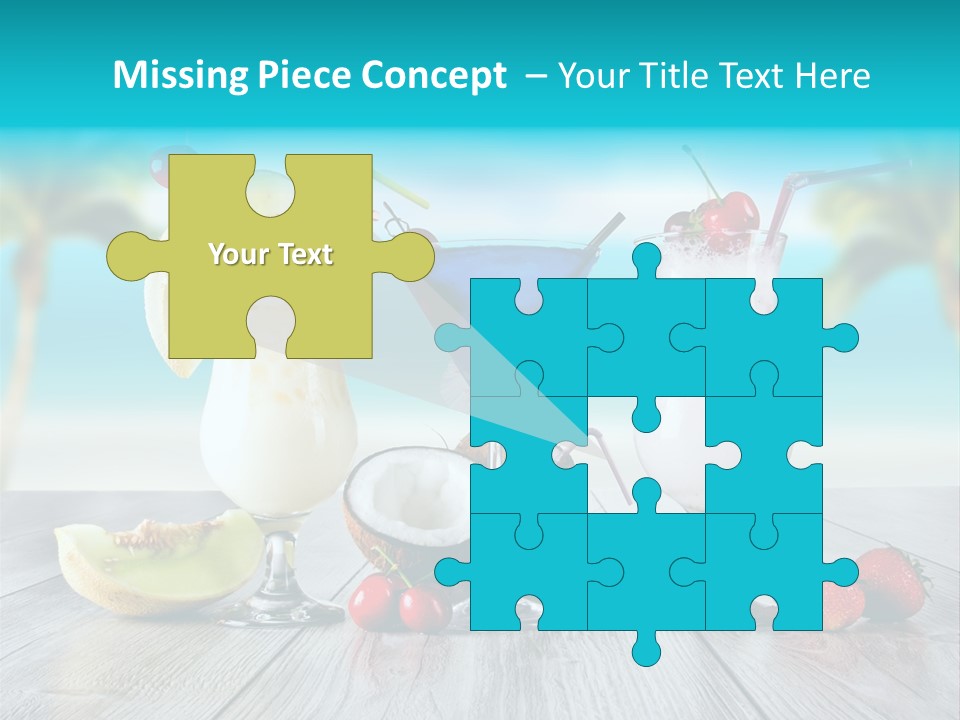 Exotic Beach Copy PowerPoint Template