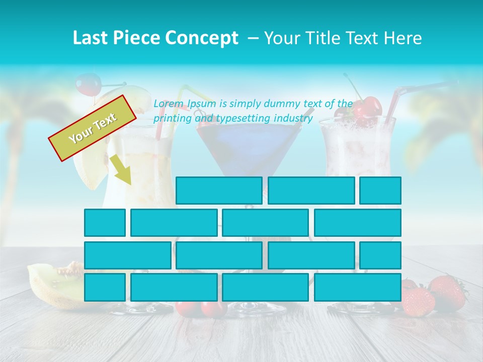Exotic Beach Copy PowerPoint Template