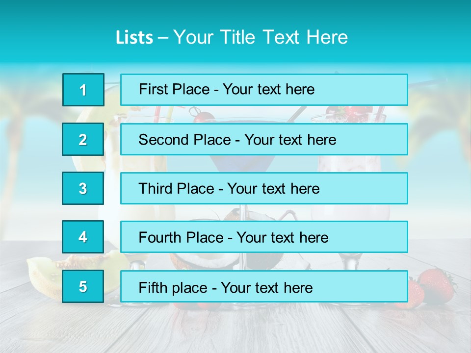 Exotic Beach Copy PowerPoint Template