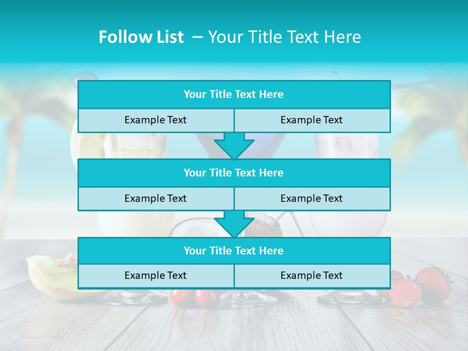 Exotic Beach Copy PowerPoint Template