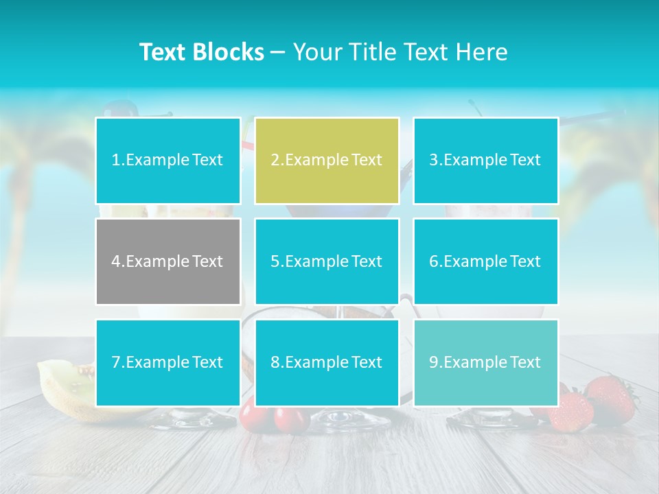 Exotic Beach Copy PowerPoint Template