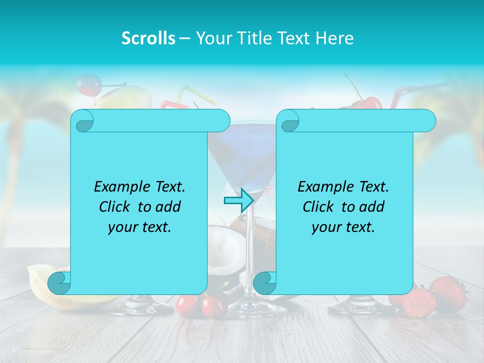 Exotic Beach Copy PowerPoint Template