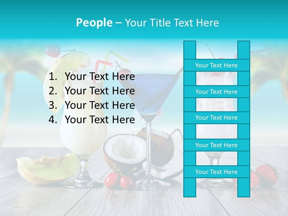 Exotic Beach Copy PowerPoint Template