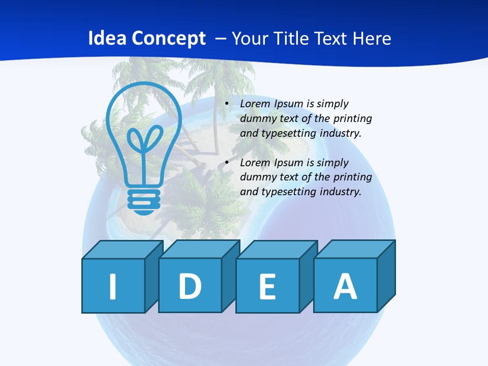 Copy Idyllic Concept PowerPoint Template