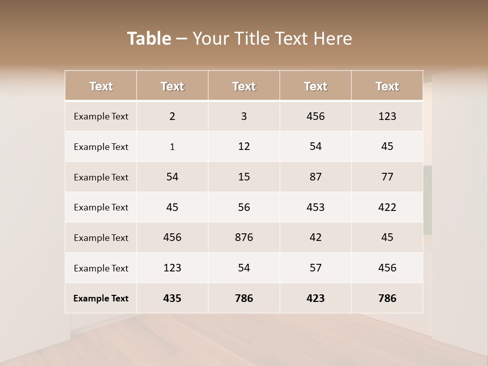 View Modern Home PowerPoint Template
