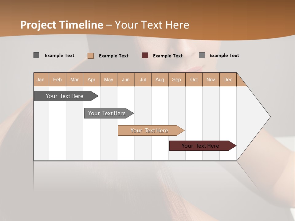 Face Head White PowerPoint Template