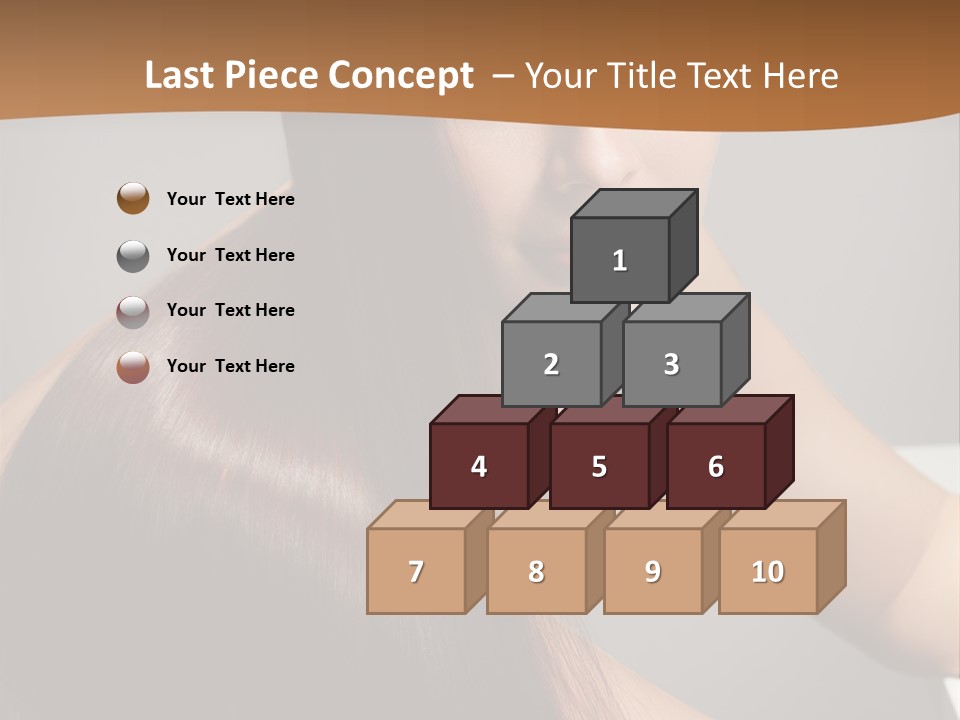 Face Head White PowerPoint Template