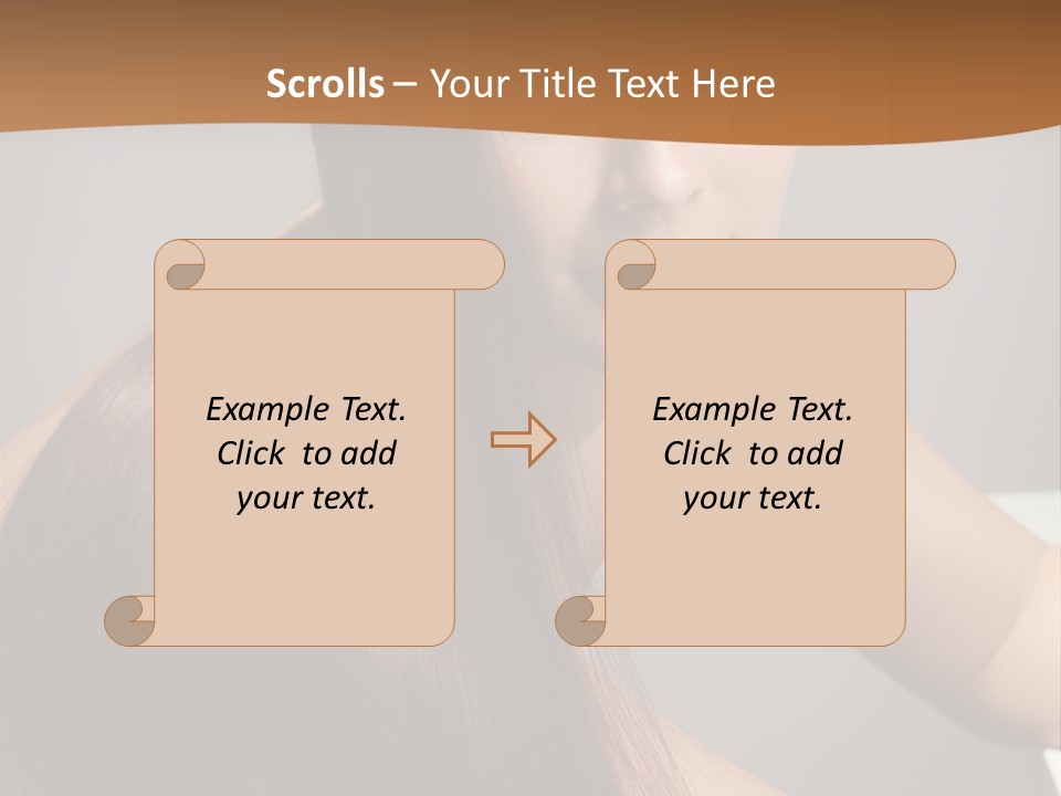 Face Head White PowerPoint Template