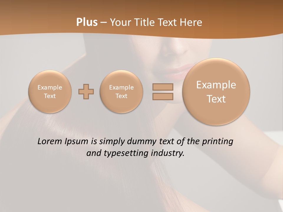 Face Head White PowerPoint Template