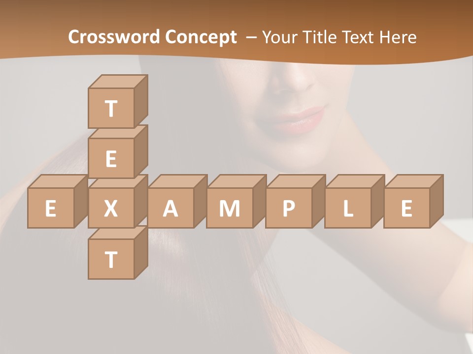 Face Head White PowerPoint Template