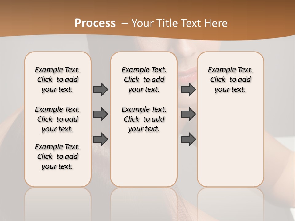Face Head White PowerPoint Template