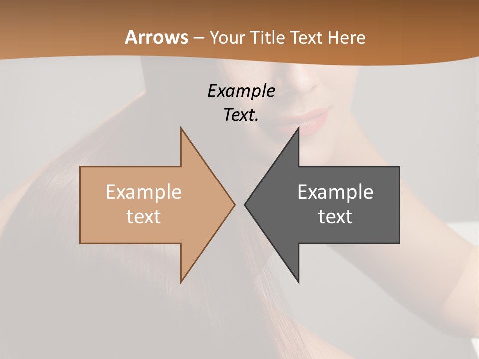 Face Head White PowerPoint Template