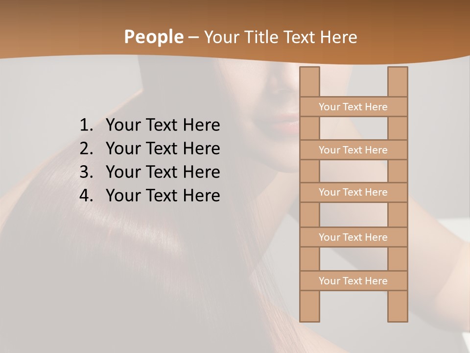 Face Head White PowerPoint Template